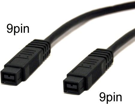 Bytecc FW9910K FireWire 800 (IEEE1394b) 10ft. Cable, Black, 9pin Male to 9pin Male Connectors, Provides hi-speed data transfer to 800Mbps (FireWire800), Compatible with PC and Mac, Foil and braid shield reduces interference, UPC 837281103706 (FW-9910K FW 9910K FW99-10K FW99 10K FW-99)