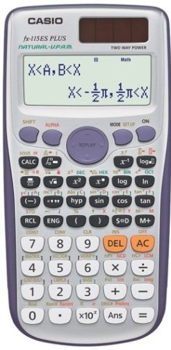 Casio FX-115ESPLUS Fraction & Scientific Calculator; Designed to be the perfect choice for high school and college students learning General Math, Trigonometry, Statistics, Algebra I and II, Calculus, Engineering, Physics; 10 + 2 Digits Display; Intuitive functions; Improved math functionality; Natural Textbook Display; UPC 079767900809 (FX115ESPLUS FX 115ESPLUS FX-115ES-PLUS)
