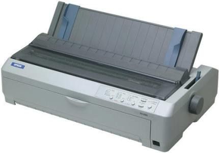 Epson FX-2190 B/W Dot-matrix printer, Wired Connectivity Technology, Parallel, USB Interface, EPSON ESC/P, Okidata Microline, IBM PPDS Language Simulation, 3 x bitmapped Fonts Included, 128 KB Max RAM Installed, Envelopes, plain paper, continuous forms Media Type, 1 sheets Total Media Capacity, 1 x manual load - 1 sheets Media Feeders, 7 Max Sheets in Multi-Part Form, 20,000 hours MTBF (FX 2190 FX2190)