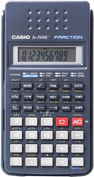 Casio FX250HC Scientific Calculator - Basic Scientific 