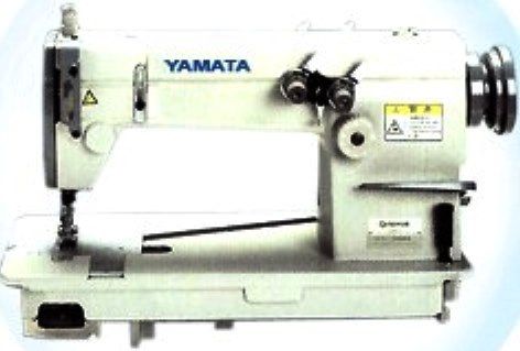 Yamata FY0058A-2 Single needle chainstitch sewing machine, Main running parts of the machine head are all made of the high quality steel, ensuring high speed operation for a long time, prevent needle breaking and stitch skipping effectively in the motion of the thread hooking, and make stitch more beautiful; TT-8700 Table Stand and DOL12H Motor Sold Separately (FY0058A2 FY0058A 2)