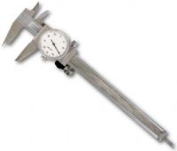 General G107 Dial Caliper, 6"; Stainless steel construction for accuracy and durability; Large, clear dial reads to .001"; Satin chrome scale with clearly etched lengths of inch graduations; Covered rack ensures smooth operation by preventing dirt and chips from entering rack and gear mechanism; Adjustable bezel for zero setting; Right hand; Dimensions 12" x 4.40" x 1"; Weight 0.50 lbs; UPC 038728107008 (GENERALG107 GENERAL G107 G 107 G-107) 