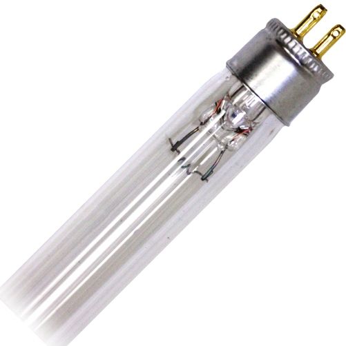 Eiko G11T5 model 00217 Fluorescent Light Bulb, 37 Volts, 11 Watts , 8.3/210.5 MOL in/mm, 0.61/15.5 MOD in/mm , 8000 Average Life, T-5 Bulb, G5 Base , 0.330 Amps, 2.2 UV Output Watts, 22.9uW/cm2 at 1M UV Micro Watts, 7 mg Mercury Content, UPC 031293002174  (00217 G11T5 G-11-T5 G 11 T5 EIKO00217 EIKO-00217 EIKO 00217)