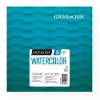 Grumbacher G26460600711 Cold Press Watercolor Paper Fold Over 8" x 8"; This 140 lb / 300 GSM Cold Press watercolor paper is developed with an optimized sizing level to ensure good wet and dry lifting; Fold over; 15 Sheets; Shipping Weight 0.58 lb; Shipping Dimensions 9.75 x 8.00 x 0.42 in; UPC 014173412591 (GRUMBACHERG26460600711 GRUMBACHER-G26460600711 ARTWORK) 