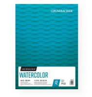 Grumbacher G26460601411 Cold Press Watercolor Paper Fold Over 11" x 15"; This 140 lb / 300 GSM Cold Press watercolor paper is developed with an optimized sizing level to ensure good wet and dry lifting; Fold over; 12 Sheets; Shipping Weight 1.25 lb; Shipping Dimensions 16.75 x 11.00 x 0.33 in; UPC 014173412638 (GRUMBACHERG26460601411 GRUMBACHER-G26460601411 WATERCOLOR PAINTING) 