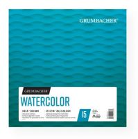 Grumbacher G26460601611 Cold Press Watercolor Paper Fold Over 12" x 12"; This 140 lb / 300 GSM Cold Press watercolor paper is developed with an optimized sizing level to ensure good wet and dry lifting; Fold over; 15 Sheets; Shipping Weight 1.32 lb; Shipping Dimensions 13.75 x 12.00 x 0.42 in; UPC 014173412607 (GRUMBACHERG26460601611 GRUMBACHER-G26460601611 GRUMBACHER/G26460601611 WATERCOLOR PAINTING) 