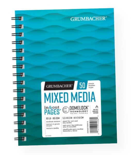 Grumbacher G26460700413 Mixed Media Paper 5.5