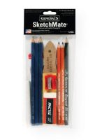 General's G49SK SketchMate Charcoal & Graphite Drawing Kit; Quality products for the professional or beginner; Set includes four Semi-Hex graphite drawing pencils, two charcoal pencils, sand paddle sharpener, white artist eraser, blending tortillion, and an all-art sharpener in a resealable bag; Content subject to change; Shipping Weight 0.25 lb; Shipping Dimensions 9.25 x 4.00 x 0.12 in; UPC 044974497497 (GENERALSG49SK GENERALS-G49SK SKETCHMATE-G49SK ARTWORK) 