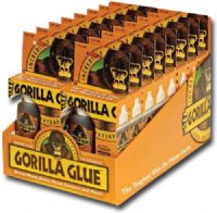 Gorilla Glue G50002D Original Foaming Glue 2 oz Display; Incredibly strong formula expands 3-4x, so a little glue goes a long way; 100 percent waterproof so it won't break down when exposed to moisture; Temperature resistant so glue is unaffected by extreme heat or cold; UPC 052427500021 (GORILLAGLUEG50002D GORILLAGLUE G50002D GORILLA GLUE GORILLAGLUE-G50002D GORILLA-GLUE) 