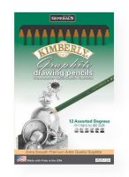Kimberly G525-12A Drawing Pencil Set; These pencils feature all wood casings of California incense cedar, specially treated for easy sharpening; The non-porous leads create dense, opaque lines and sharpen into extra long, durable points; Each pencil is finished in dark green with degree clearly stamped; Sold by the dozen; Shipping Weight 0.01 lb; Shipping Dimensions 8.00 x 5.5 x 0.5 in; UPC 044974525121 (KIMBERLYG52512A KIMBERLY-G52512A KIMBERLY-G525-12A KIMBERLY/G52512A G52512A ARTWORK DRAWING) 