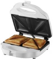 Black & Decker G605W Sandwich Maker, Warning light "ready to cook", Base for vertical storage, Save Cables, Power Light, Non-Stick Surface, Handles that are not heated, 2 Slices Capacity, 220 Volts NOT for use in USA/CANADA, UPC 050875801158 (G6-05W G60-5W G605) 