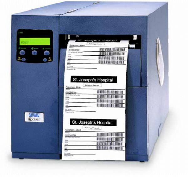 Datamax G63-00-21000Y07 Thermal Transfer Printer, 300 dpi, 6 in. Print Width, 8 ips Print Speed, Serial, Parallel and Ethernet Interfaces, Wide Web and Rewind (W6308 W 6308 W-6308 G630021000Y07 G63 00 21000Y07)