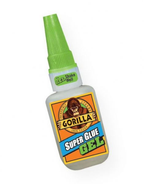 Gorilla Glue G76001 Super Glue Gel 0.53 oz; Heavy-duty strength is faster and stronger than original foaming glue; Impact-tough formula has unique rubber particles to increase impact resistance and strength; Fast setting (10-30 seconds) and temperature resistant; Includes anti-clog cap with metal pin to clean nozzle and let air out; Bonds wood, metal, ceramic, rubber, leather, paper, most plastics, and more; UPC 052427760012 (GORILLAGLUEG76001 GORILLAGLUE-G76001 GORILLAGLUE/G76001 CRAFTS HOME)