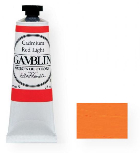 Gamblin 1120 Artists' Grad Oil Color 37ml Cadmium Orange; Alkyd oil colors with luscious working properties; No adulterants are used so each color retains the unique characteristics of the pigments, including tinting strength, transparency, and texture; FastMatte colors give painters a palette of oil colors that dry to a beautiful matte surface in 18 hours; UPC 729911111208 (GAMBLIN1120 GAMBLIN-1120 PAINTING)