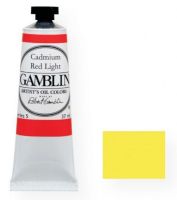 Gamblin 1165 Artists' Grade Oil Color 37ml Cadmium Lemon; Alkyd oil colors with luscious working properties; No adulterants are used so each color retains the unique characteristics of the pigments, including tinting strength, transparency, and texture; FastMatte colors give painters a palette of oil colors that dry to a beautiful matte surface in 18 hours; UPC 729911111659 (GAMBLIN1165 GAMBLIN-1165 PAINTING) 