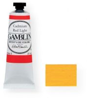 Gamblin 1190 Artists' Grade Oil Color 37ml Cadmium Yellow Deep; Alkyd oil colors with luscious working properties; No adulterants are used so each color retains the unique characteristics of the pigments, including tinting strength, transparency, and texture; FastMatte colors give painters a palette of oil colors that dry to a beautiful matte surface in 18 hours; UPC 729911111901 (GAMBLIN1190 GAMBLIN-1190 PAINTING) 