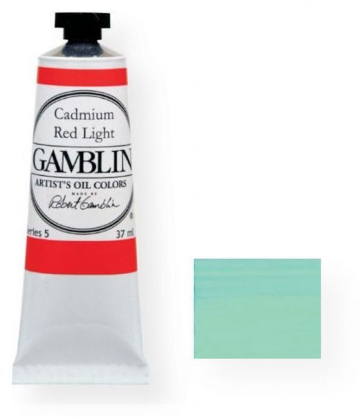 Gamblin 1225 Artists' Grad Oil Color 37ml Cobalt Teal; Alkyd oil colors with luscious working properties; No adulterants are used so each color retains the unique characteristics of the pigments, including tinting strength, transparency, and texture; FastMatte colors give painters a palette of oil colors that dry to a beautiful matte surface in 18 hours; UPC 729911112250 (GAMBLIN1225 GAMBLIN-1225 PAINTING)