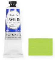 Gamblin F1100 Artists' Grade FastMatt Alkyd Oil Paint 37ml Cadmium Green; FastMatte colors give painters a palette of alkyd oil colors; Thin layers will be touch-dry and ready to be painted over in 24 hours; Ideal for underpainting, for plein air, and for any painter whose materials do not keep up with the pace of their painting; Colors dry to a matte surface with a beautiful tooth and a deep, soft luster; UPC 729911211007 (GAMBLINF1100 GAMBLIN-F1100 PAINTING) 