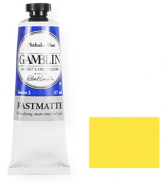 Gamblin F1170 Artists' Grade FastMatt Alkyd Oil Paint 37ml Cadmium Yellow Light; FastMatte colors give painters a palette of alkyd oil colors; Thin layers will be touch-dry and ready to be painted over in 24 hours; Ideal for underpainting, for plein air, and for any painter whose materials do not keep up with the pace of their painting; Colors dry to a matte surface with a beautiful tooth and a deep, soft luster; UPC 729911211700 (GAMBLINF1170 GAMBLIN-F1170 PAINTING)