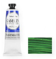 Gamblin F1740 rtists' Grade FastMatte Alkyd Oil Paint 37ml Viridian; FastMatte colors give painters a palette of alkyd oil colors; Thin layers will be touch-dry and ready to be painted over in 24 hours; Ideal for underpainting, for plein air, and for any painter whose materials do not keep up with the pace of their painting; Colors dry to a matte surface with a beautiful tooth and a deep, soft luster; UPC 729911217405 (GAMBLINF1740 GAMBLIN-F1740 ARTISTS-GRADE-FASTMATTE-F1740  PAINTING) 