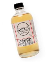 Gamblin G02508 Galkyd Slow Drying 8 oz; Low viscosity and slow dry; This product is formulated for its strength and flexibility and can keep the surface of oil paintings open for approximately three days; Good choice for painters who blend or work wet into wet; Do not dilute; Shipping Weight 0.84 lb; Shipping Dimensions 2.25 x 2.25 x 5.5 in; UPC 729911025086 (GAMBLING02508 GAMBLIN-G02508 PAINTING) 