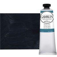 Gamblin G1550, Artists' Grade Oil Color 37ml Payne's Grey; Professional quality, alkyd oil colors with luscious working properties; No adulterants are used so each color retains the unique characteristics of the pigments, including tinting strength, transparency, and texture; Fast Matte colors give painters a palette of oil colors that dry to a matte surface in 18 hours; Dimensions 1.00" x 1.00" x 4.00"; Weight 0.13 lbs; UPC 729911115503 (GAMBLING1550 GAMBLIN-G1550 GAMBLIN-OIL-PAINT) 