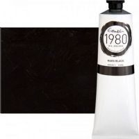 Gamblin G6430, 1980 Oil Color Paint Mars Black 150ml; The Gamblin's 1980 oil colors paint are made with pure pigments, the finest refined linseed oil and real value; This line of student grade oil paint offers artists true colors and a smooth application; Instead of a homogenized texture or muddy color mixtures; Dimensions 6.5" x 1.5" x 1.5"; Weight 0.5 lbs; UPC 729911164303 (GAMBLING6430 GAMBLIN-G6430 GAMBLIN-1980 OIL-PAINT) 