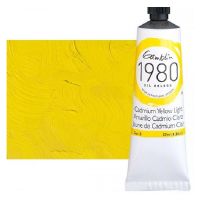 Gamblin G7170, 1980 Oil Color Paint Cadmium Yellow Light 37ml; The Gamblin's 1980 oil colors paint are made with pure pigments, the finest refined linseed oil and real value; This line of student grade oil paint offers artists true colors and a smooth application; Instead of a homogenized texture or muddy color mixtures; Dimensions 4" x 1.00" x 1.00"; Weight 0.15 lbs; UPC 729911171707 (GAMBLING7170 GAMBLIN-G7170 GAMBLIN-1980 OIL-PAINT) 
