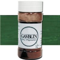 Gamblin G8215 Dry Pigment 84G Chromium Oxide Green; The same pure pigments used to make Gamblin oil colors in dry pigment format; Each color retains the unique characteristics of the pigment, including tinting strength, understone, and texture; Make your own watercolors, acrylics, and even oil paints by mixing your own colors with the appropriate binders and mediums; Dimensions 1.75" x 1.75" x 4.00"; Weight 1 lbs; UPC N/A (GAMBLING8215 GAMBLIN G8215 DRY PIGMENT 84G CHROMIUM OXIDE GREEN ALVIN) 