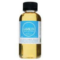 Gamblin GB02604, Solvent Free Fluid Medium 4.2oz; Professional quality; Makes colors more fluid,  increases the drying rate and gloss; Made from safflower oil and alkyd resin, is nontoxic; Contains no Gamsol or petroleum distillates; Dimensions 1.75" x 1.74" x 4.5"; Weight 0.31 lbs; UPC 729911026045 (GAMBLINGB02604 GAMBLIN-GB02604 GAMBLIN-SOLVENT) 