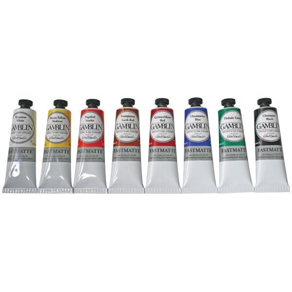 Gamblin GF1400 Artists' Grade, FastMatte Alkyd Oil Color 37ml Manganese Blue; FastMatte colors give painters a palette of alkyd oil colors; Thin layers will be touc dry and ready to be painted over in 24 hours; Ideal for underpainting, for plein air, and for any painter whose materials; Colors dry to a matte surface with a beautiful tooth and a deep, soft luster; Dimensions 4.00