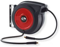 Gates 91068 Multi-functional Retractable Air Hose Reel and 3/8" x 50ft Air Hose for All Your Shop's Needs; Fully enclosed automatic reel stops or rewinds the hose at any point; Gradual return feature to control rewind if the hose is accidentally released; Automatic guide allows hose to rewind in systematic manner; Includes 3/8" x 50ft premium Hybrid Air Hose; Shipping Weight 16 lbs (GATES91068 910-68 91-068 WBB2442803 WBB-2442803) 