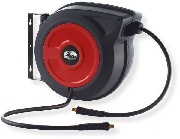 Gates 91068 Multi-functional Retractable Air Hose Reel and 3/8
