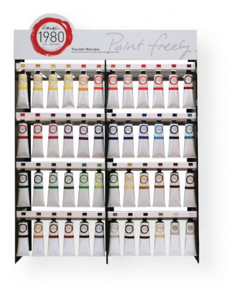 Gamblin GB1980X1502ND24 Part 2 Display Assortment 1980 with 48 Assorted Gamblin Oil Color Paint 150ml; Gamblin 1980 Oil Colors offer artists true color, real value, and a better student grade paint; 48 color, 150 ml, Part 2 assortment; Dimensions 12.0 x 16.0 x 43.5 inches; Weight 40.00 lbs; (ALN-GB1980X1502ND24 SPM8805339503 ALVIN ARTWORK DRAWING GB1980-X1502ND24 G61980 GB-1980 ARTS)