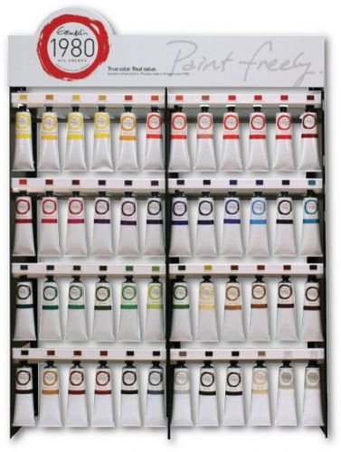 Gamblin 1980 GB1980X15048 Display 48-Colors, 15 ml Assortment; Gamblin 1980 Oil Colors offer artists true color, real value, and a better student grade paint, all handcrafted here in America; These paints allow artists to use color and texture without hesitation or reservation; UPC N/A (GAMBLINGB1980X15048 GAMBLIN GB1980X15048 GB 1980X15048 GB 1980 X15048 GB 1980 X 15048 GAMBLIN-GB1980X15048 GB-1980X15048 GB-1980-X15048 GB-1980-X-15048)