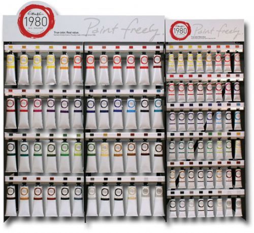 Gamblin GB1980X37X15048 Full Line Display Assortment, 37ml And 150 ml; Gamblin 1980 Oil Colors offer artists true color, real value, and a better student grade paint, all handcrafted here in America; These paints allow artists to use color and texture without hesitation or reservation; UPC N/A (GAMBLIN GB1980X37X15048 GB 1980X37X15048 GB1980 X37X15048 GB1980X 37X15048 GB1980X37 X15048 GB1980X37X 15048)