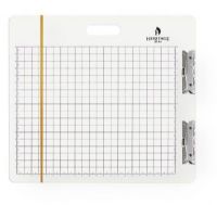 Heritage Arts GB2326 Gridded Sketch Board 23" x 26"; Made of extra rigid 4mm Masonite with cutout handle, smooth edges, and firm spring clips; White surface front and back with black 1" grid lines and 0.250" hash marks; Rubber band included to hold drawing media in position; Shipping Weight 1.56 lbs; Shipping Dimensions 25.50 x 23.00 x 0.50 inches; UPC 088354164111 (HERITAGE-ARTS-GB2326 HERITAGEARTS-GB2326 SKETCHING DRAWING) 