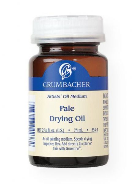 Grumbacher GB554-2 Pale Drying Oil; For artists' oil colors; Accelerates drying; Use sparingly; Contains linseed oil and manganese dryer; 74ml/2.5 oz; Shipping Weight 0.2 lb; Shipping Dimensions 1.62 x 1.62 x 3.38 in; UPC 014173356208 (GRUMBACHERGB5542 GRUMBACHER-GB5542 GRUMBACHER-GB554-2 GRUMBACHER/GB5542 GB5542 ARTWORK)