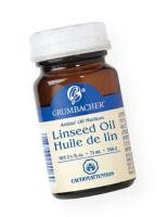 Grumbacher GB5582 Linseed Oil 74ml; Finest quality purified alkali refined linseed oil, for use with artists' oil colors; Shipping Weight 0.18 lb; Shipping Dimensions 1.62 x 1.62 x 3.00 in; UPC 014173356239 (GRUMBACHERGB5582 GRUMBACHER-GB5582 GRUMBACHER/GB5582 ARTWORK) 