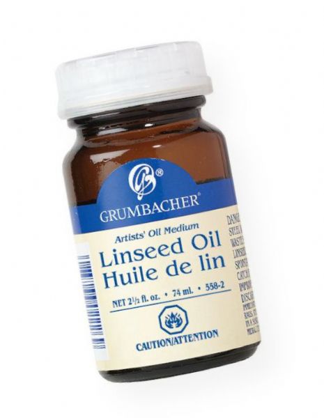 Grumbacher GB5582 Linseed Oil 74ml; Finest quality purified alkali refined linseed oil, for use with artists' oil colors; Shipping Weight 0.18 lb; Shipping Dimensions 1.62 x 1.62 x 3.00 in; UPC 014173356239 (GRUMBACHERGB5582 GRUMBACHER-GB5582 GRUMBACHER/GB5582 ARTWORK)