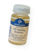 Grumbacher GB5782 Oil Paint Restorer; Ideal for refreshing oil paintings after cleaning; Contains essential oils and solvents; 74ml/2.5 oz; Shipping Weight 0.19 lb; Shipping Dimensions 1.88 x 1.88 x 3.38 in; UPC 014173356444 (GRUMBACHERGB5782 GRUMBACHER-GB5782 GB5782 ARTWORK) 