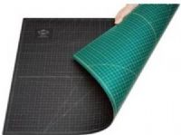 Alvin GBM0812 Professional Cutting Mat, 12 x 8.5 inches, 3mm thick, Reversible Green/Black with printed grid on both sides, Professional quality for all kinds of graphic arts, hobby, craft, shop, and industrial applications, Self-healing, reversible, non-glare surface is 3mm thick and extra durable, Made from unique composite vinyl material, UPC 088354950530 (GBM-0812 GBM 0812) 