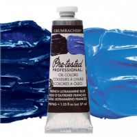 Grumbacher GBP076GB Pre-Tested Artists' Oil Color Paint 37ml French Ultramarine Blue; The Paint comes with rich, creamy texture combined with a wide range of vibrant colors; Each color is comprised of pure pigments and refined linseed oil, tested several times throughout the manufacturing process; The result is consistently smooth, brilliant color with excellent performance and permanence; Dimensions 3.25" x 1.25" x 4"; Weight 0.42 lbs; UPC 014173353030 (GRUMBACHER-GBP076GB PRE-TESTED-GBP076GB P 