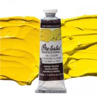Grumbacher GBP102GB Pre-Tested Artists' Oil Color Paint 37ml Hansa Yellow; The Paint comes with rich, creamy texture combined with a wide range of vibrant colors; Each color is comprised of pure pigments and refined linseed oil, tested several times throughout the manufacturing process; The result is consistently smooth, brilliant color with excellent performance and permanence; Dimensions 3.25" x 1.25" x 4"; Weight 0.42 lbs; UPC 014173399403 (GRUMBACHER-GBP102GB PRE-TESTED-GBP102GB PAINT) 