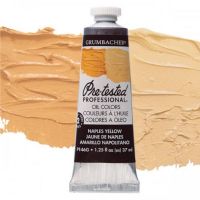 Grumbacher GBP146GB Pre-Tested Artists' Oil Color Paint 37ml Naples Yellow Hue; The Paint comes with rich, creamy texture combined with a wide range of vibrant colors; Each color is comprised of pure pigments and refined linseed oil, tested several times throughout the manufacturing process; The result is consistently smooth, brilliant color with excellent performance and permanence; Dimensions 3.25" x 1.25" x 4"; Weight 0.42 lbs; UPC 014173353221 (GRUMBACHER-GBP146GB PRE-TESTED-GBP146GB PAINT) 