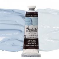 Grumbacher GBP313GB Pre-Tested Artists' Oil Color Paint 37ml Arctic Blue; The Paint comes with rich, creamy texture combined with a wide range of vibrant colors; Each color is comprised of pure pigments and refined linseed oil, tested several times throughout the manufacturing process; The result is consistently smooth, brilliant color with excellent performance and permanence; Dimensions 3.25" x 1.25" x 4"; Weight 0.42 lbs; UPC 014173399380 (GRUMBACHER-GBP313GB PRE-TESTED-GBP313GB PAINT) 