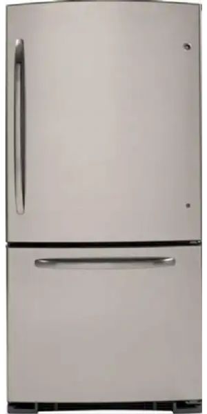 GE General Electric GBSL0HCXLLS Bottom-Freezer Refrigerator, 20.3 cu ft Total Capacity, 14.1 cu ft Fresh Food Capacity, 6.2 cu ft Freezer Capacity, Full Door Configuration, 3 Electronic Sensors Temperature Management Features, Factory-Installed Icemaker, 3 Total Fresh Food Cabinet Drawers, 3 Total - Glass Fresh Food Cabinet Shelves, 2 Split Adjustable Fresh Food Cabinet Shelf Features, Left Hand Door Swing (GBSL-0HCXLLS GBSL 0HCXLLS GBSL0HCXL-LS GBSL0HCXL LS)