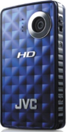JVC GC-FM1A PICSIO HD Memory Camera, Blue Steel, 8 Megapixel 1/3.2