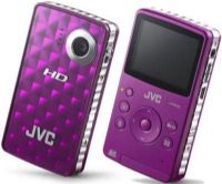 JVC GC-FM1V PICSIO HD Memory Camera, Purple Passion, 8 Megapixel 1/3.2" CMOS Image Sensor, 4x Zoom Digital, Digital Image Stabilizer, 2.0" Color LCD Monitor, PC Software and Instruction Manual (pre-installed in internal memory), Continuous Operation Time Approx. 96 minutes, HDMI Output Mode 1080i, Connectors HDMI out (Mini), AV out, USB 2.0/1.1 (GCFM1V GC FM1V GC-FM1 GCFM1 GC-FM1VUS) 