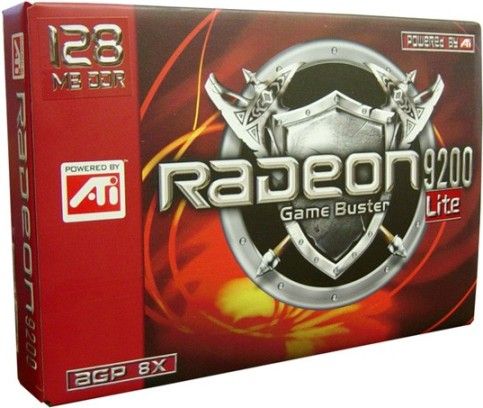 Gecube GC-R9200L-C3A New Open Box model Radeon 9200 Lite 128 MB DDR Lite Game Buster-Retail Box, Windows XP Windows 2000 * Windows Me Operating Systems Support, VGA connector for analog CRT, S- video or composite connector for TV / VCR, DVI-I connector for digital CRT or flat panel (GC R9200L C3A GCR9200LC3A GCR9200LC3A-B)